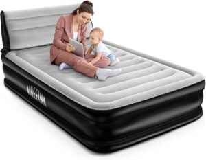 Airefina Double Air Mattress with Headboard